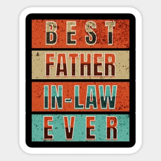 Best Father in Law Ever Sticker